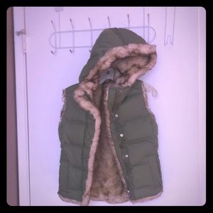 Juicy Couture Reversible Faux Fur/Nylon Vest